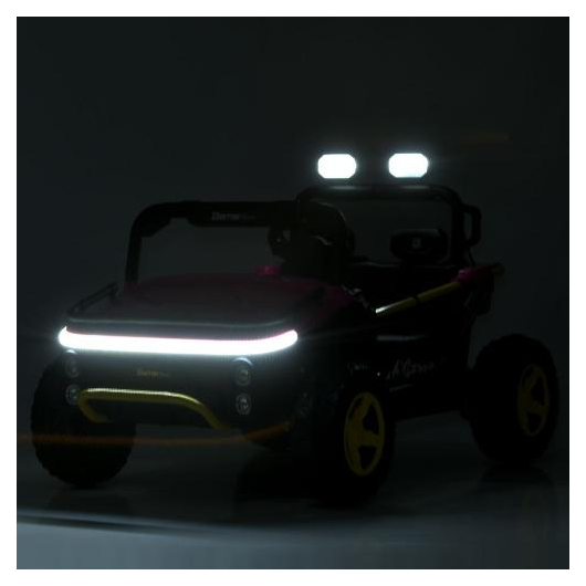 Световые эффекты и светящиеся прожекторы детского электромобиля Bambi Racer