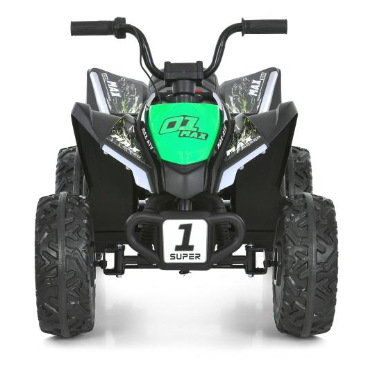 Детский квадроцикл M 6283EL-5 Black-Green, вид спереди