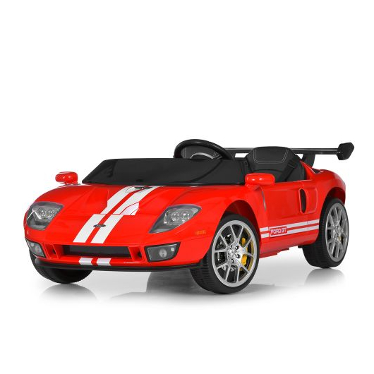 Червоний дитячий електромобіль Ford GT M 6107EBLR-3 24V 4 мотори