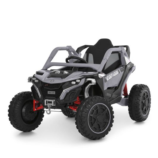 Детский электромобиль джип M 6256EBLR-11 серый багги 4WD
