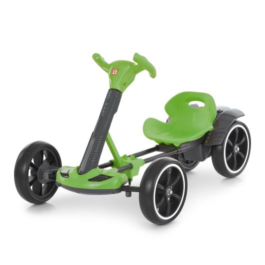 Салатовый детский складной электрокарт Bambi Racer M 6072EBR-5
