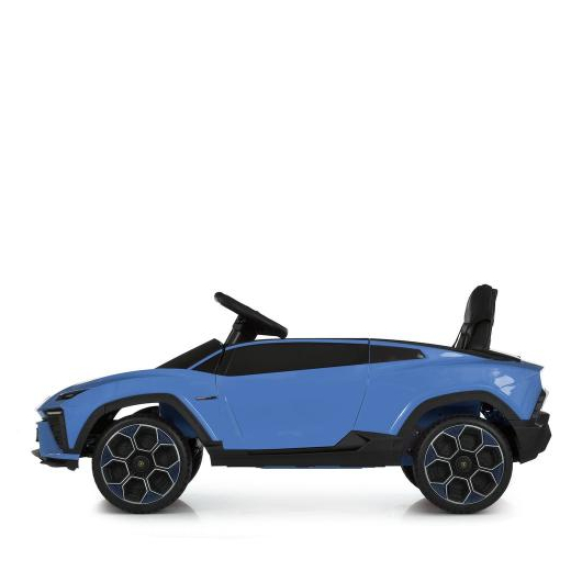 Профіль дитячої машини Lamborghini синього кольору на акумуляторі