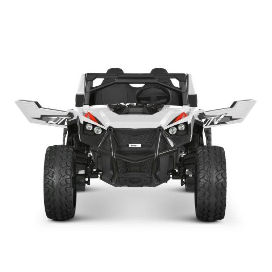 Белый детский багги M 6291EBLR-1 с открытыми дверями и 4WD