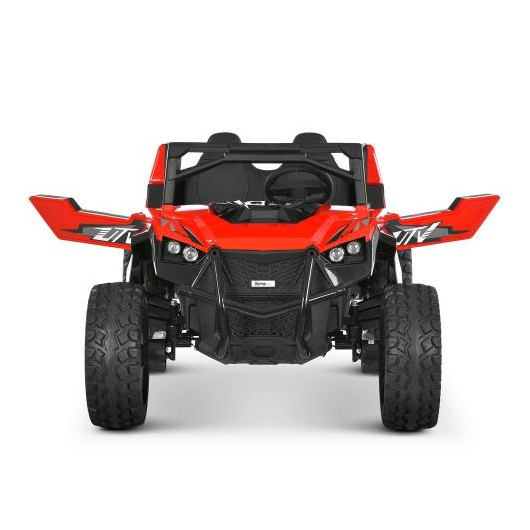 Красный детский багги M 6291EBLR-3 с открытыми дверями и 4WD