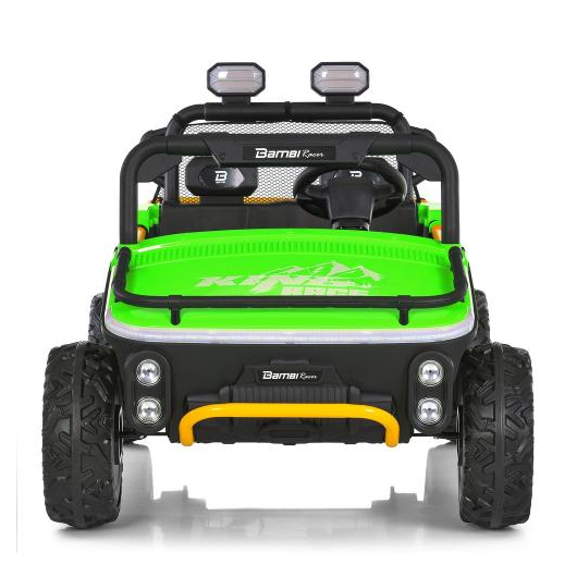 Передня панель та фари дитячого зеленого джипа Bambi Racer M 6282