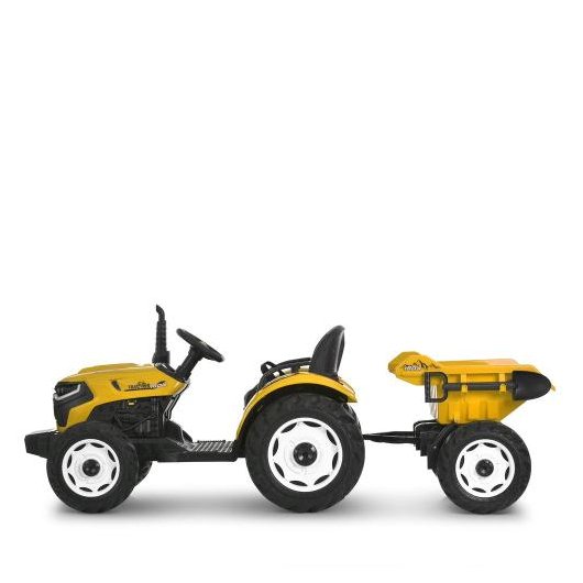 Жовтий дитячий трактор M 6260EBLR-6 на великих колесах, профіль