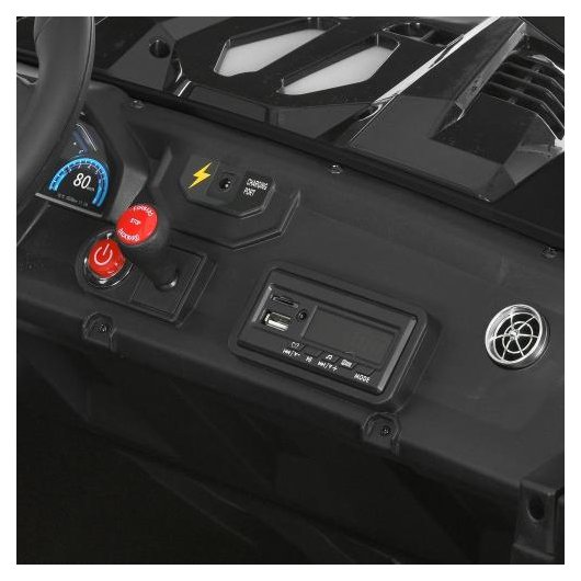 Мультимедіа з MP3 та USB в дитячому електромобілі M 6291 24V