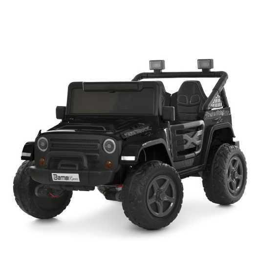 Черный детский электромобиль Джип M 6287EBLR-2(24V)