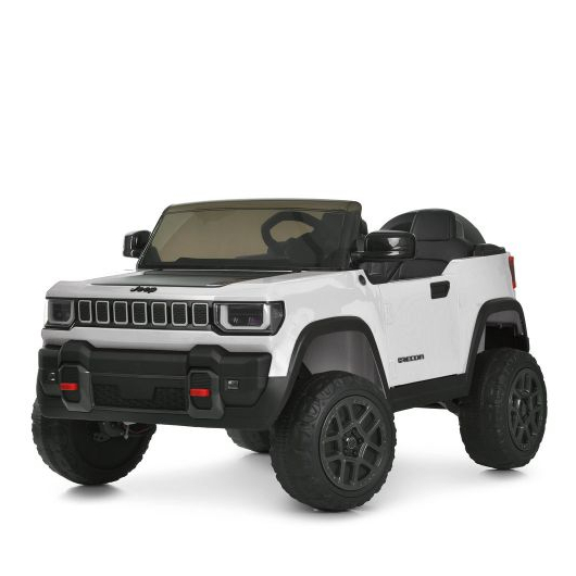 Дитячий електромобіль джип JJ2500EBLR-1(24V) білого кольору