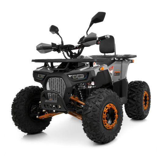 Детский электроквадроцикл HB-EATV1450F-P-11-7(MP3) V2 серо-оранжевый