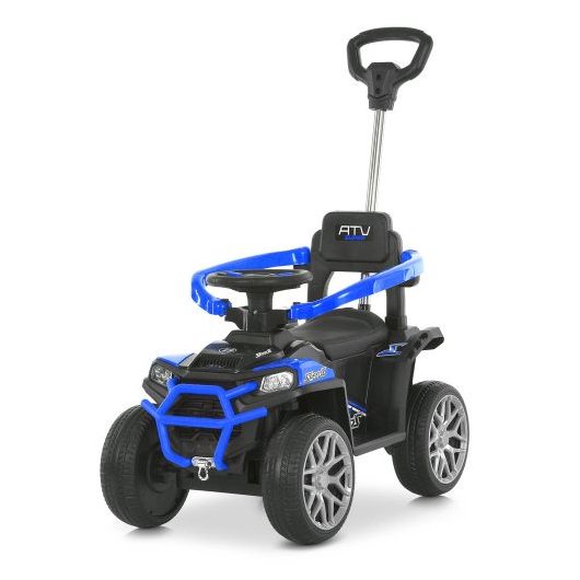 Синя дитяча машина-каталка M 6300EBLR-4 на акумуляторі