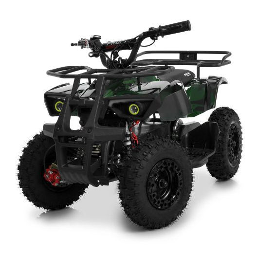Підлітковий електроквадроцикл HB-ATV1000AS-10 темно-зелений камуфляж
