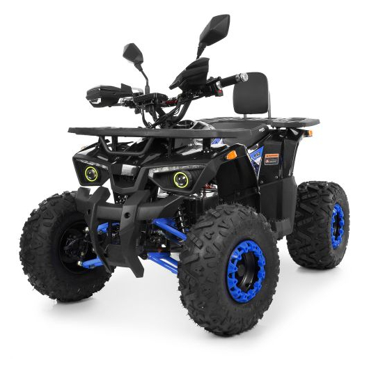 Подростковый электроквадроцикл HB-EATV1450H-2-4(MP3) V2 черный с синим