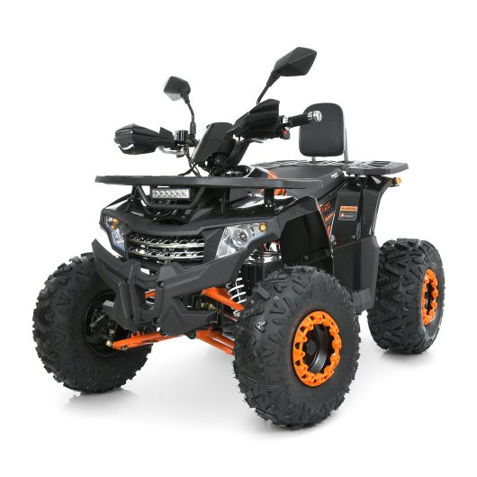 Дитячий електромобіль квадроцикл HB-FC1450-2-7(MP3) чорно-помаранчевий