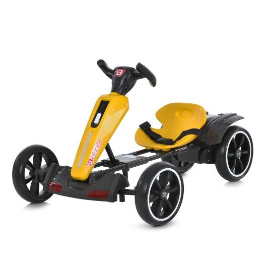 Желтый детский электрокарт Bambi Racer M 6277EBR-6