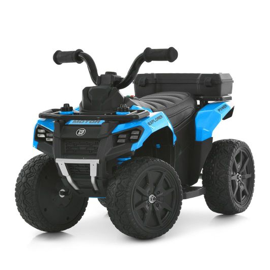 Синій дитячий електроквадроцикл M 6286EBLR-4 на акумуляторі