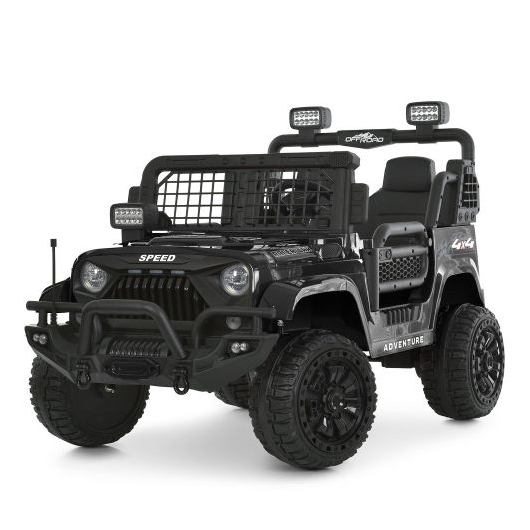 Дитячий електромобіль джип M 6270EBLR-2(24V) чорного кольору