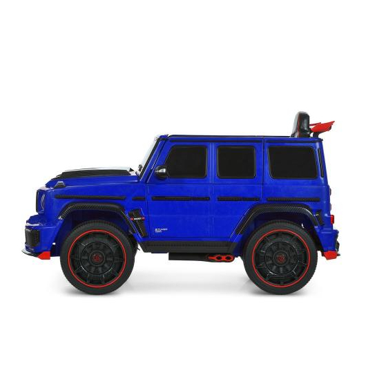 Детский джип на аккумуляторе M 6257EBLR-4 синий, вид сбоку