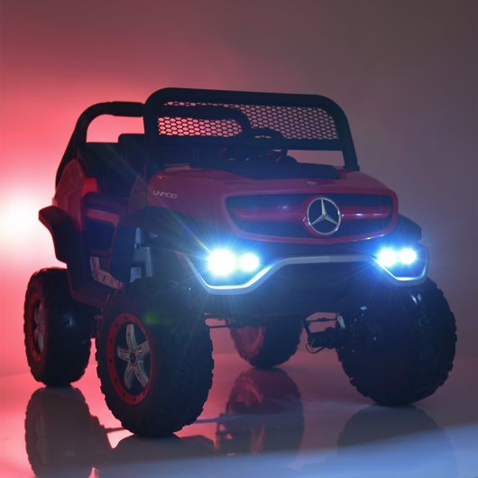 Дитячий електромобіль Джип Bambi M 4133EBLR-5 Mercedes-Benz Unimog Concept, зображення 5