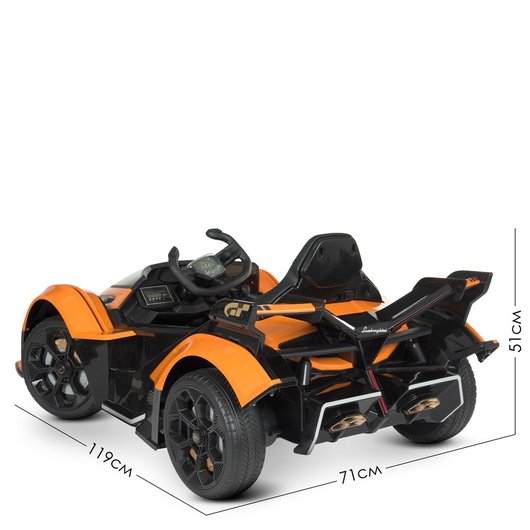 Детский электромобиль Bambi M 4633EBLR-7 Lamborghini Lambo V12 Vision Gran Turismo, изображение 5