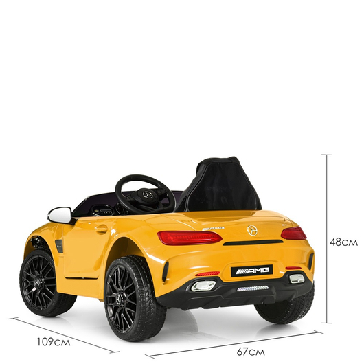 Дитячий електромобіль Mercedes AMG GT M 4062EBLR-6, зображення 7
