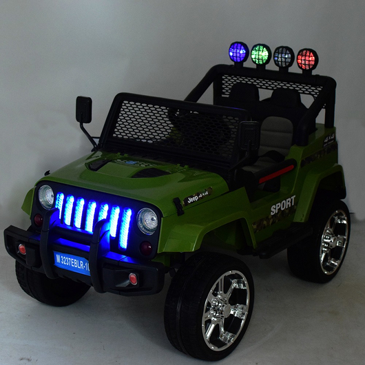 Дитячий електромобіль Джип Bambi M 3237EBLR-10 Jeep Wrangler, зображення 6