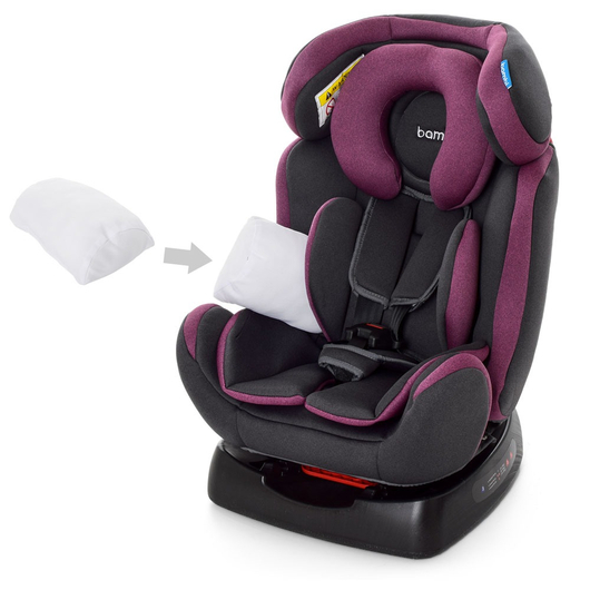 Дитяче автокрісло Bambi M 3678 Pink Gray, зображення 2