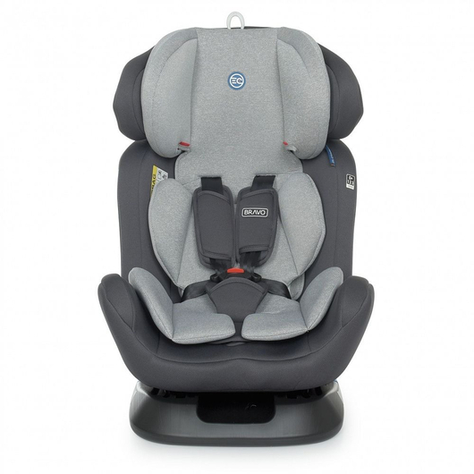 Дитяче автокрісло El Camino ME 1042 BRAVO Royal Cloud Gray, зображення 3