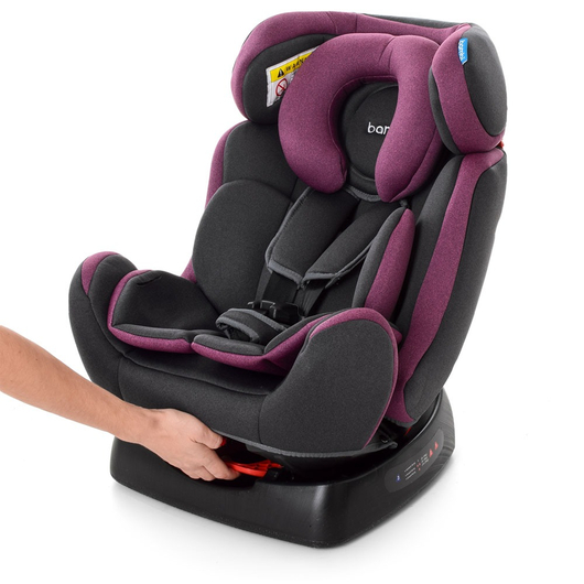 Дитяче автокрісло Bambi M 3678 Pink Gray, зображення 4
