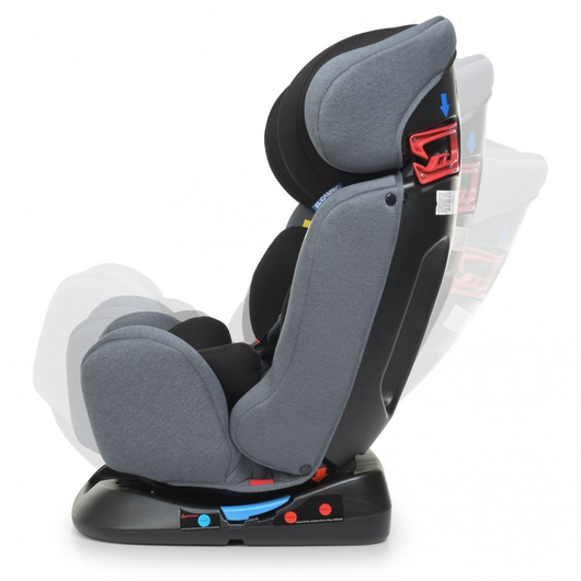 Детское автокресло El Camino ME 1042 BRAVO Royal Gray, изображение 5