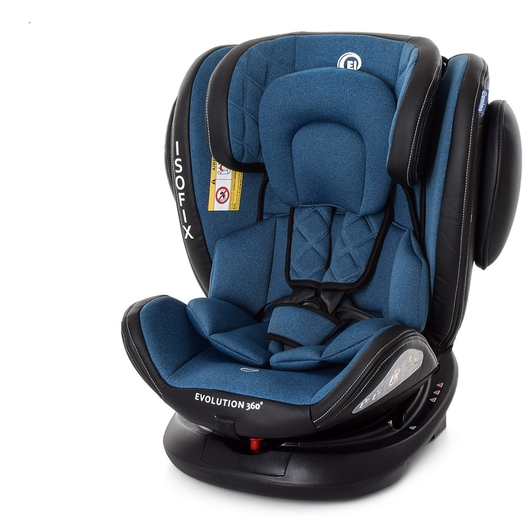 Детское автокресло El Camino ME 1045 EVOLUTION 360 Navy Blue