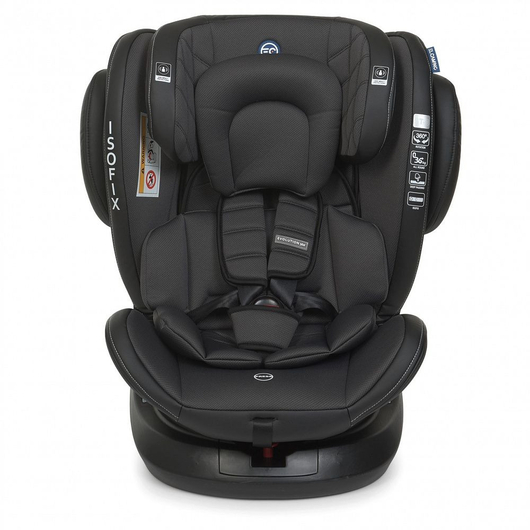 Детское автокресло El Camino ME 1045 EVOLUTION 360 Premium Black, изображение 2