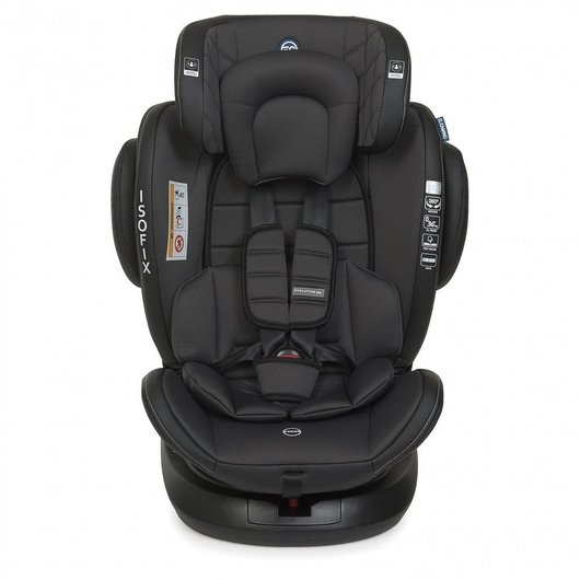 Детское автокресло El Camino ME 1045 EVOLUTION 360 Premium Black, изображение 3
