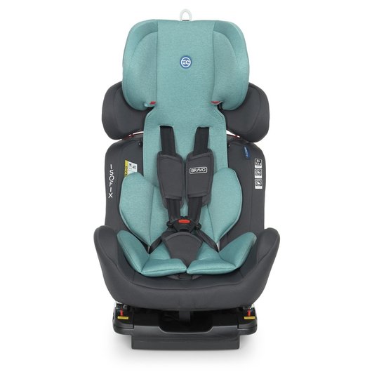 Детское автокресло El Camino ME 1041 BRAVO ISOFIX Royal Turquoise, изображение 4