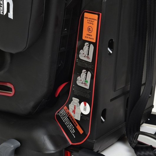 Дитяче автокрісло El Camino ME 1057 BASTION Isofix Dark Gray, зображення 7