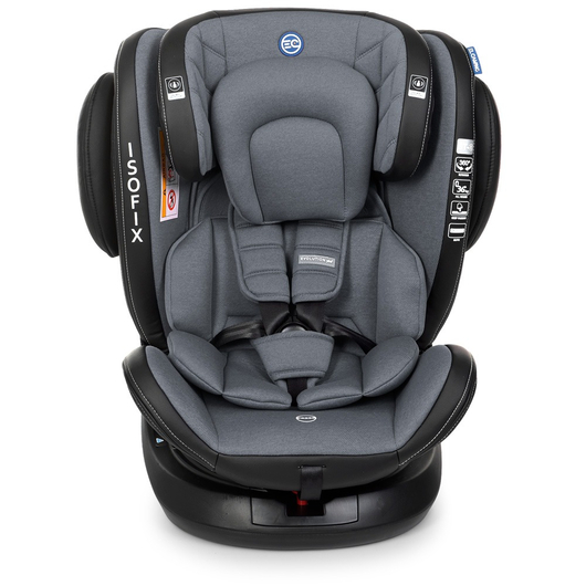 Дитяче автокрісло El Camino ME 1045 EVOLUTION 360 Royal Dark Gray, зображення 3
