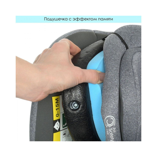 Детское автокресло El Camino ME 1081 i-TRUST Isofix Light Gray, изображение 13