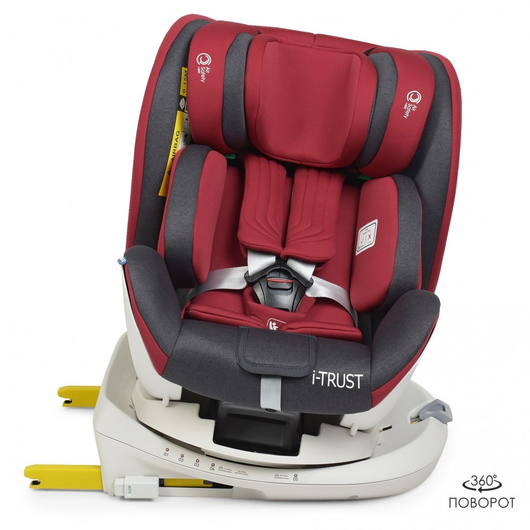 Детское автокресло El Camino ME 1081 i-TRUST Isofix Red, изображение 7