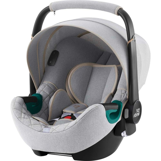 Дитяче автокрісло Britax-Romer Baby-Safe iSENSE Nordic Grey з платформою Flex Base iSENSE, зображення 3