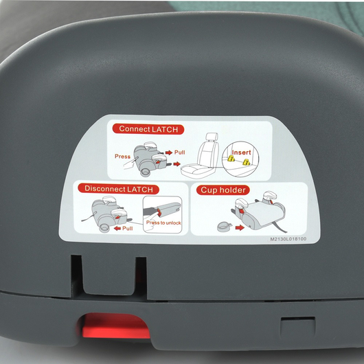 Бустер El Camino ME 1144 RORO Isofix Royal Mint, изображение 6