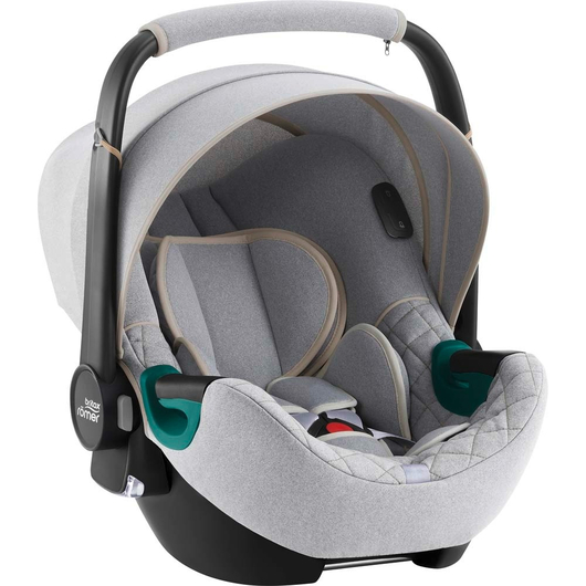 Дитяче автокрісло Britax-Romer Baby-Safe iSENSE Nordic Grey з платформою Flex Base iSENSE, зображення 2