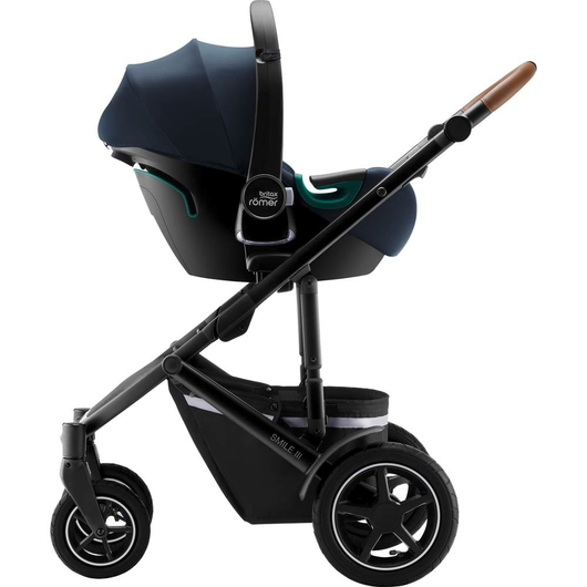 Детское автокресло Britax-Romer Baby-Safe iSENSE Indigo Blue с платформой Flex Base iSENSE, изображение 7