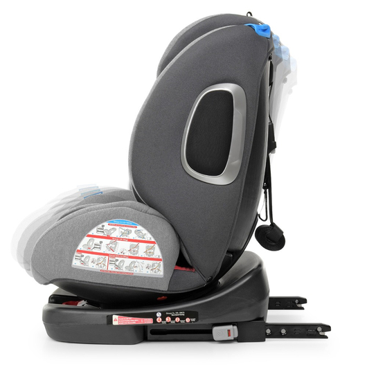 Дитяче автокрісло El Camino ME 1079 ABSOLUTE Isofix Royal Gray, зображення 8
