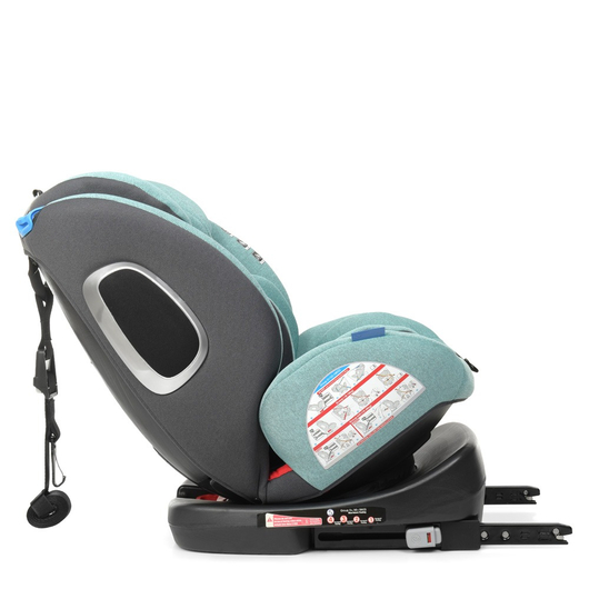 Дитяче автокрісло El Camino ME 1079 ABSOLUTE Isofix Royal Turquoise, зображення 8