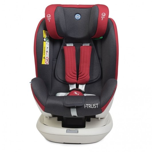 Дитяче автокрісло El Camino ME 1081 i-TRUST Isofix Red, зображення 5