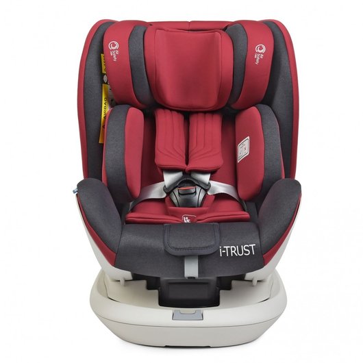 Дитяче автокрісло El Camino ME 1081 i-TRUST Isofix Red, зображення 4