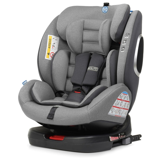 Дитяче автокрісло El Camino ME 1079 ABSOLUTE Isofix Royal Gray