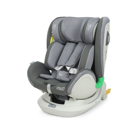 Дитяче автокрісло El Camino ME 1081 i-TRUST Isofix Light Gray