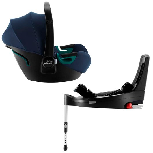 Дитяче автокрісло Britax-Romer Baby-Safe3 i-Size Indigo Blue з платформою Flex Base iSense