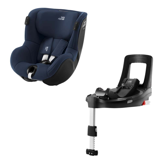 Дитяче автокрісло Britax-Romer Dualfix iSense Indigo Blue з платформою Flex Base iSense